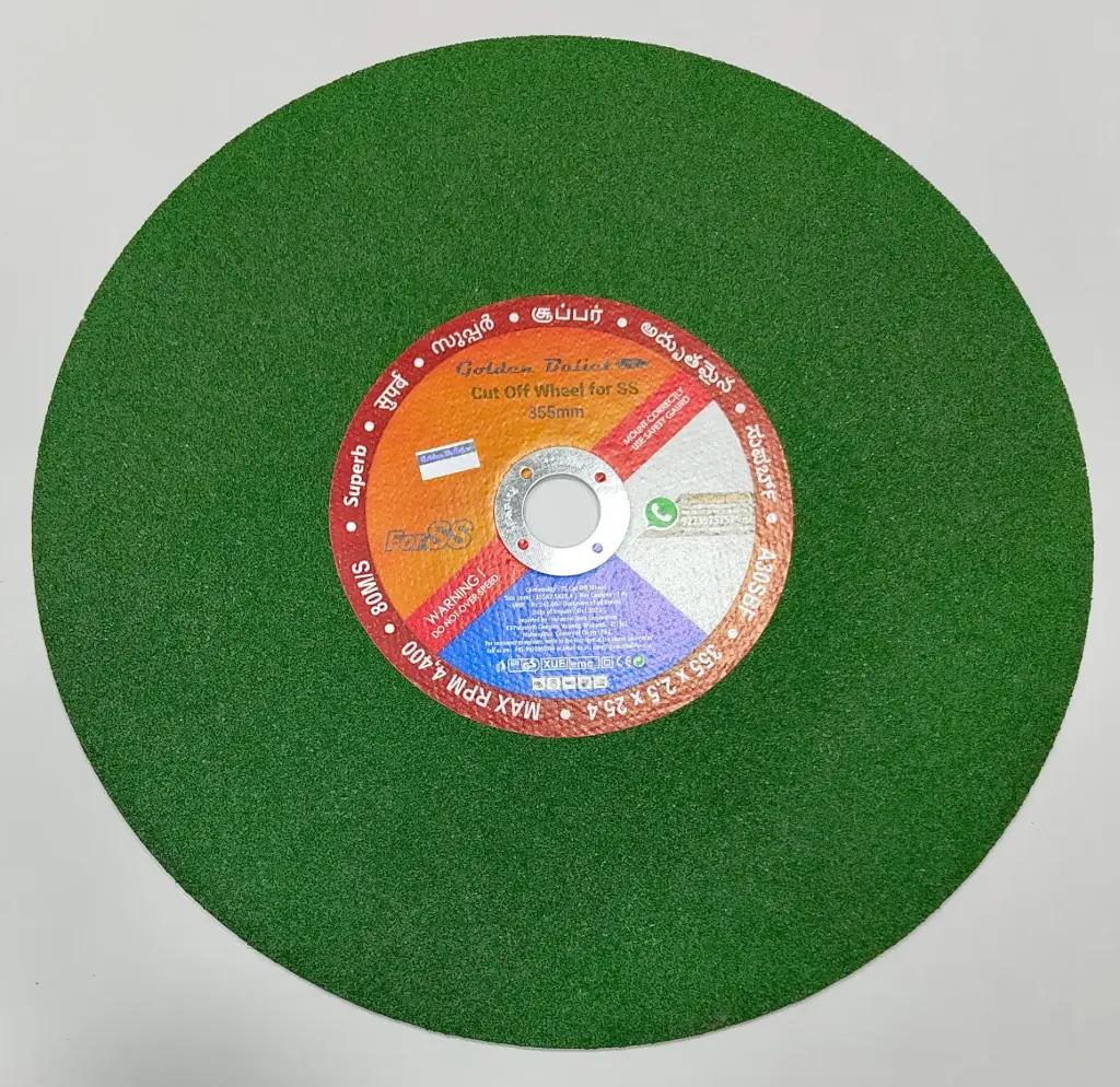 G B CUT OFF WHEEL GREEN