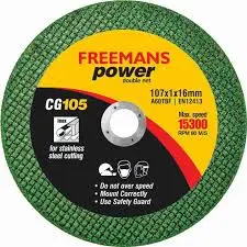 CUTOFWHEL 4"GREEN CG105