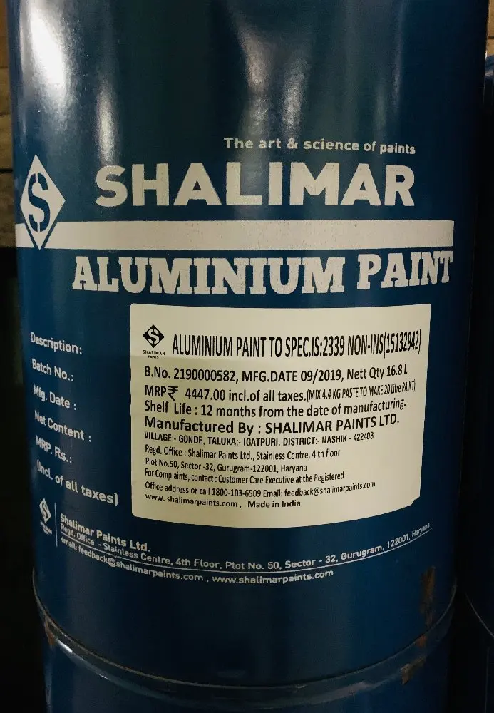 HR ALUMINIUM PAINT 20LT