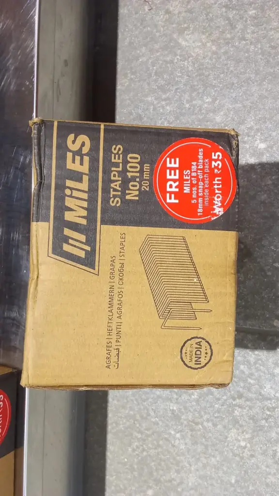 MILES STAPLES 100-20