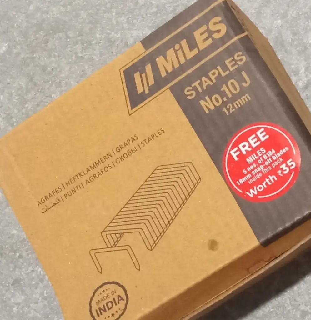MILES STAPLES 10J-12MM