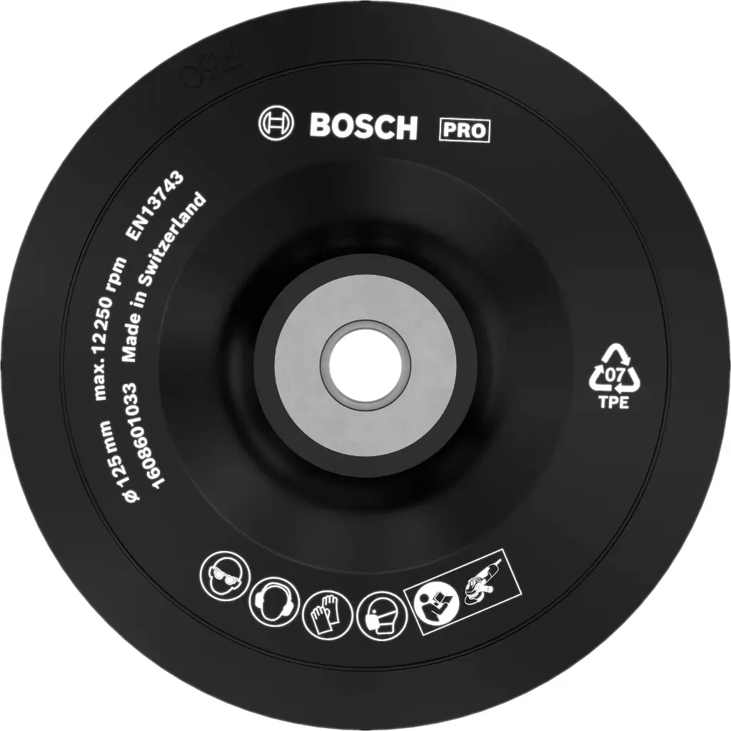 B ASS BACKING PAD 125MM