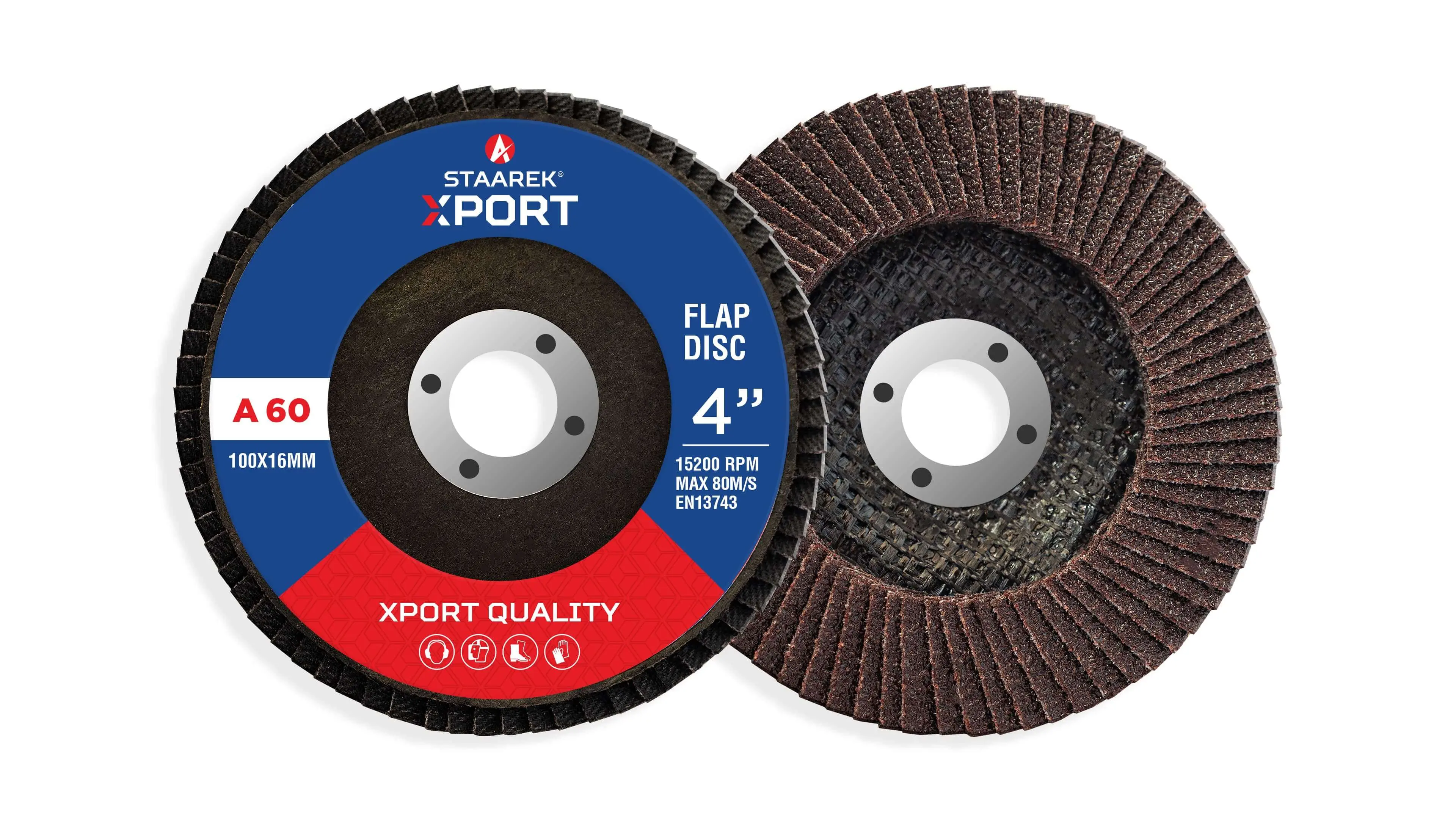 STAAREK 4" FLAP DISC 60*