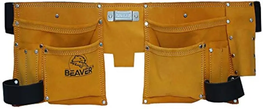 LETHER DOUBLE TOOL BELT