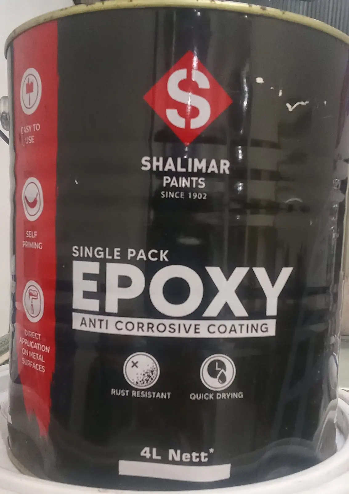 SINGL PAK EPOX WHITE 4L