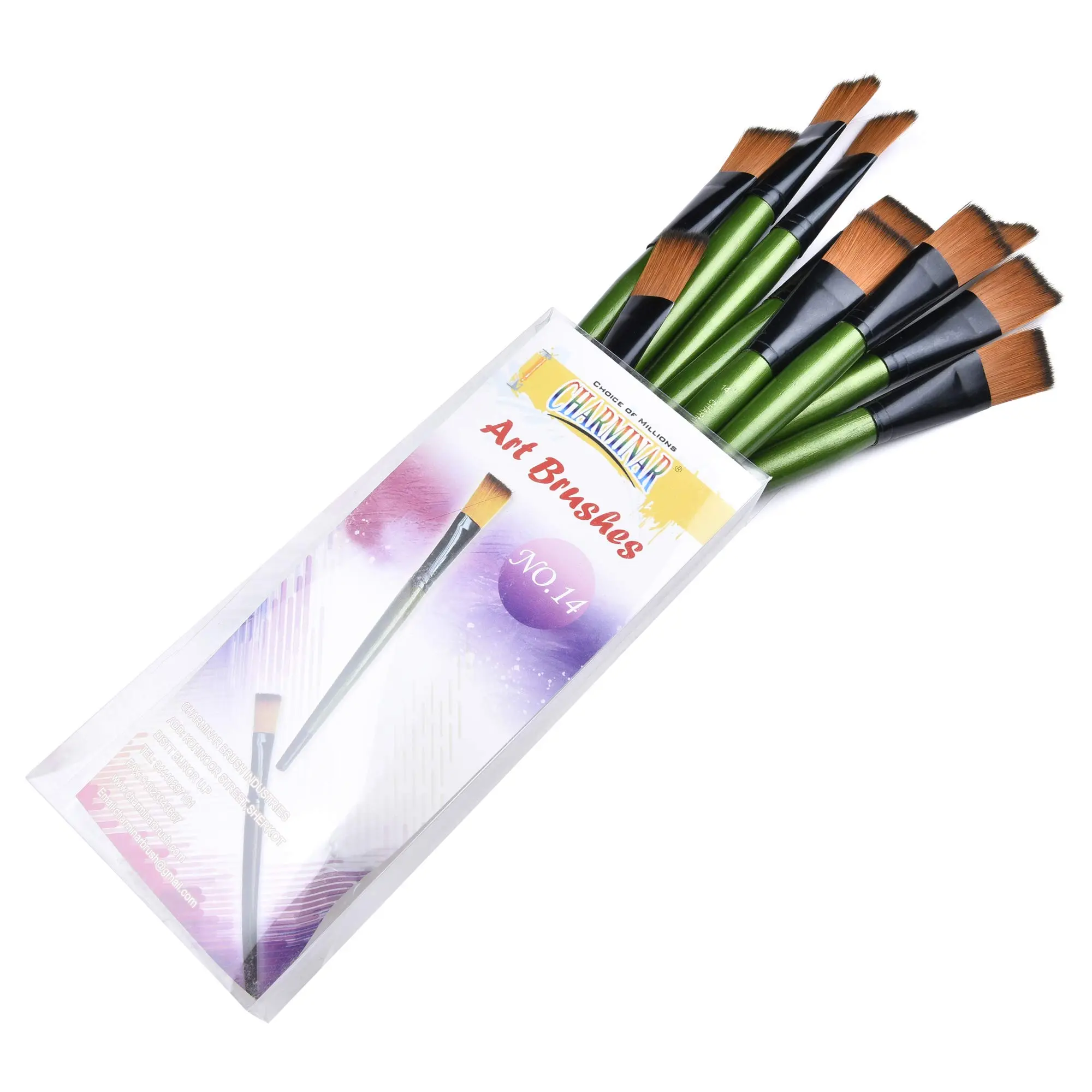 FLAT BRUSH 4 (12 PCS)